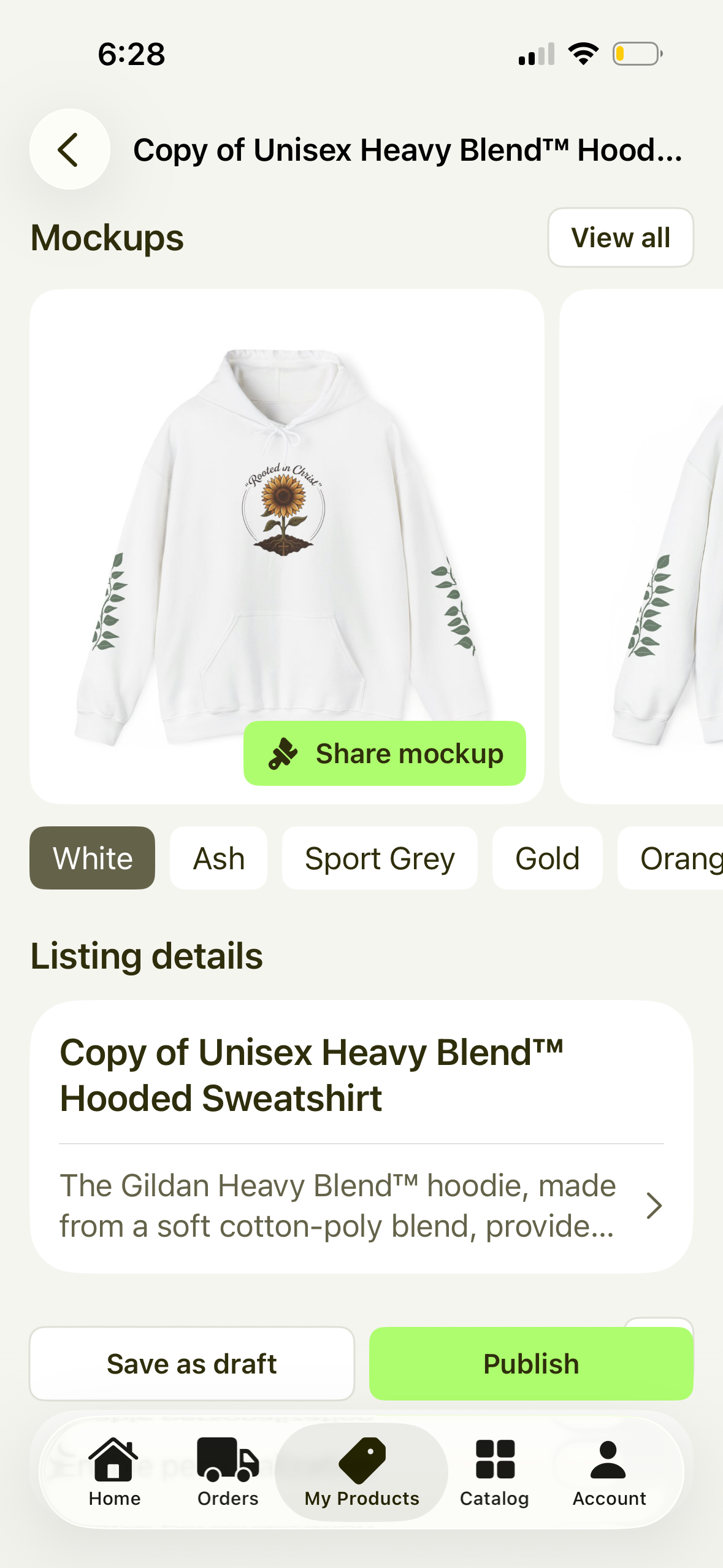 Heavy Blend Hooded Sweatshirt